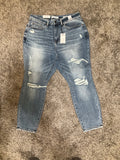Judy Blue Distressed Slim Fit Jeans – Light Medium Wash NWT